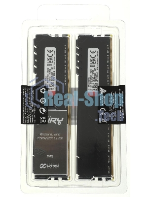 Оперативная память Kingston Fury Beast, DDR4, 64GB (2x32GB), 3200MHz, CL16, DIMM, черный