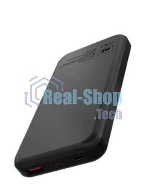 Портативный аккумулятор MORE CHOICE (4620202552761) PB29-10 10000mAh 1USB+2Type-C 3.0A 22.5W+PD20W+QC3.0, черный