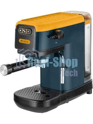 Кофеварка рожковая Ariete 00M139916AR0 маренго/желтый, молотый/капсулы, 1,1 л, 1300 Вт, 15 бар