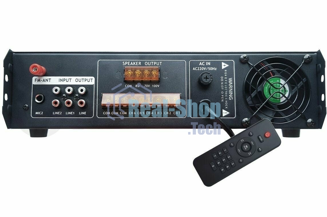 Усилитель Tantos TSo-AA120MZ 120Вт черный (00-00025063)