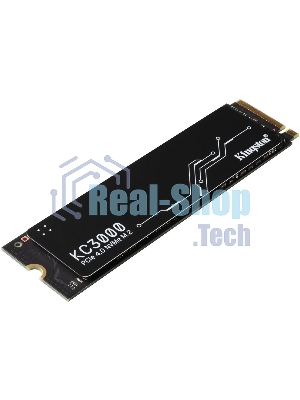 Накопитель SSD Kingston 512Gb M.2 KC3000 SKC3000S/512G (PCI-E 4.0 x4, up to 7000/3900Mbs, 3D TLC, NVMe, 400TbW, Phison E18, 22х80мм, LP heatsink)