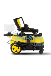 Мойка высокого давления 130/70 бар, KOLNER K140F, на 4 колесах, 1600Вт, 480л/ч, метал.помпа, шланг ВД 5м, кабель 5м, самовсас, Auto stop (пеногенератор)