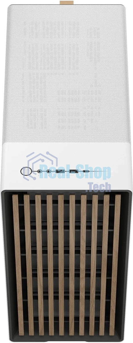 Компьютерный корпус Fractal Design North Chalk белый без БП mATX 3x120мм 2xUSB 3.0 1xUSB3.1 audio bott PSU