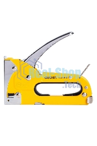 Мебельный степлер Deli DL238001 4-8мм. Полностью стальная конструкция.