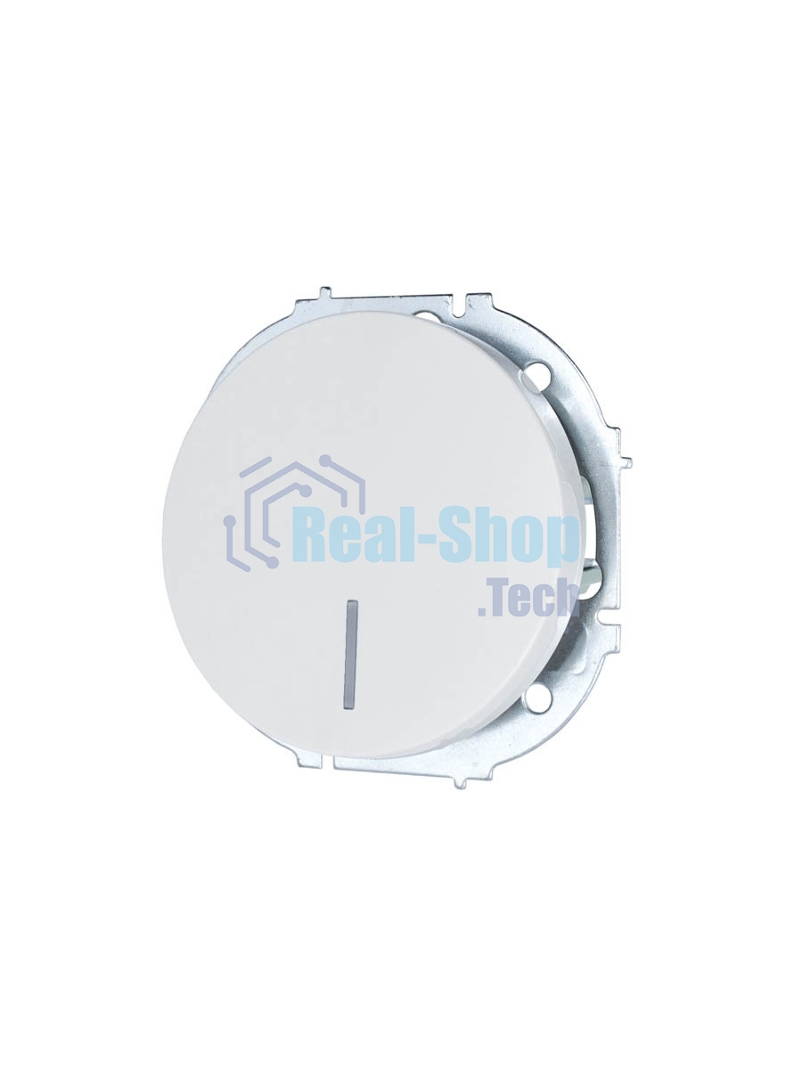 Выключатель 1-кл. СП OSEN 10А IP20 с подсветкой механизм бел. LEZARD 743-0288-111