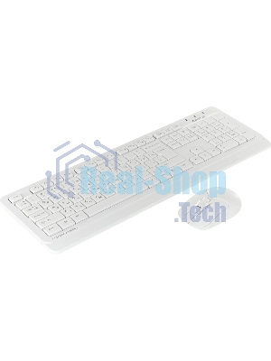 Комплект клавиатура+мышь A4Tech FStyler FG1012 беспроводной, USB, 1200 DPI, белый