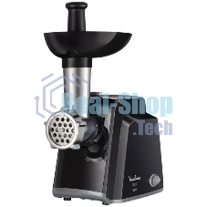 Мясорубка электрическая Moulinex ME105830 черный, 1400 Вт, 1.7 кг/мин, реверс, защита от перегрузки, насадки - 3