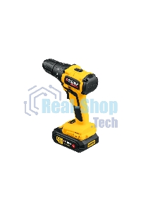 Дрель-шуруповерт аккумуляторная STEHER CDB-200-1, Аккумуляторная, 20В, Кейс