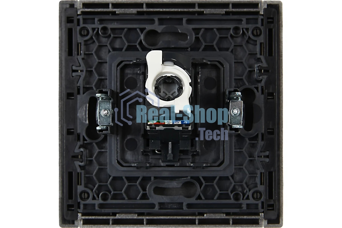 Розетка компьютерная RJ45 кат.5E IEK FORTE&PIANO FP532 сталь