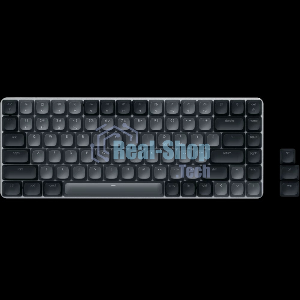 Клавиатура беспроводная механическая Satechi SM1 Slim Mechanical Backlit Bluetooth Keyboard, серый/черный ST-KSM1DK-RU