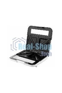 Сэндвичница BRAYER BR2201 750 Вт, пластины с антипр. покрыт 22,4x12,2 см, белый/черный