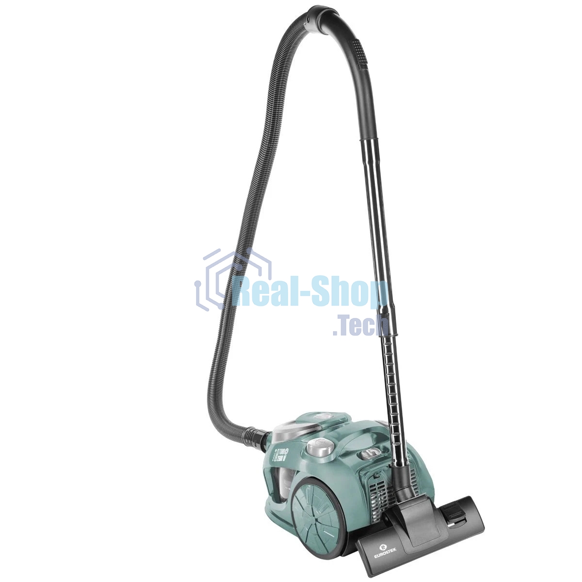 Пылесос Eurostek EVC-3007 изумрудный, 400/2600 Вт, уборка сухая, пылесборник контейнер 2.5 л