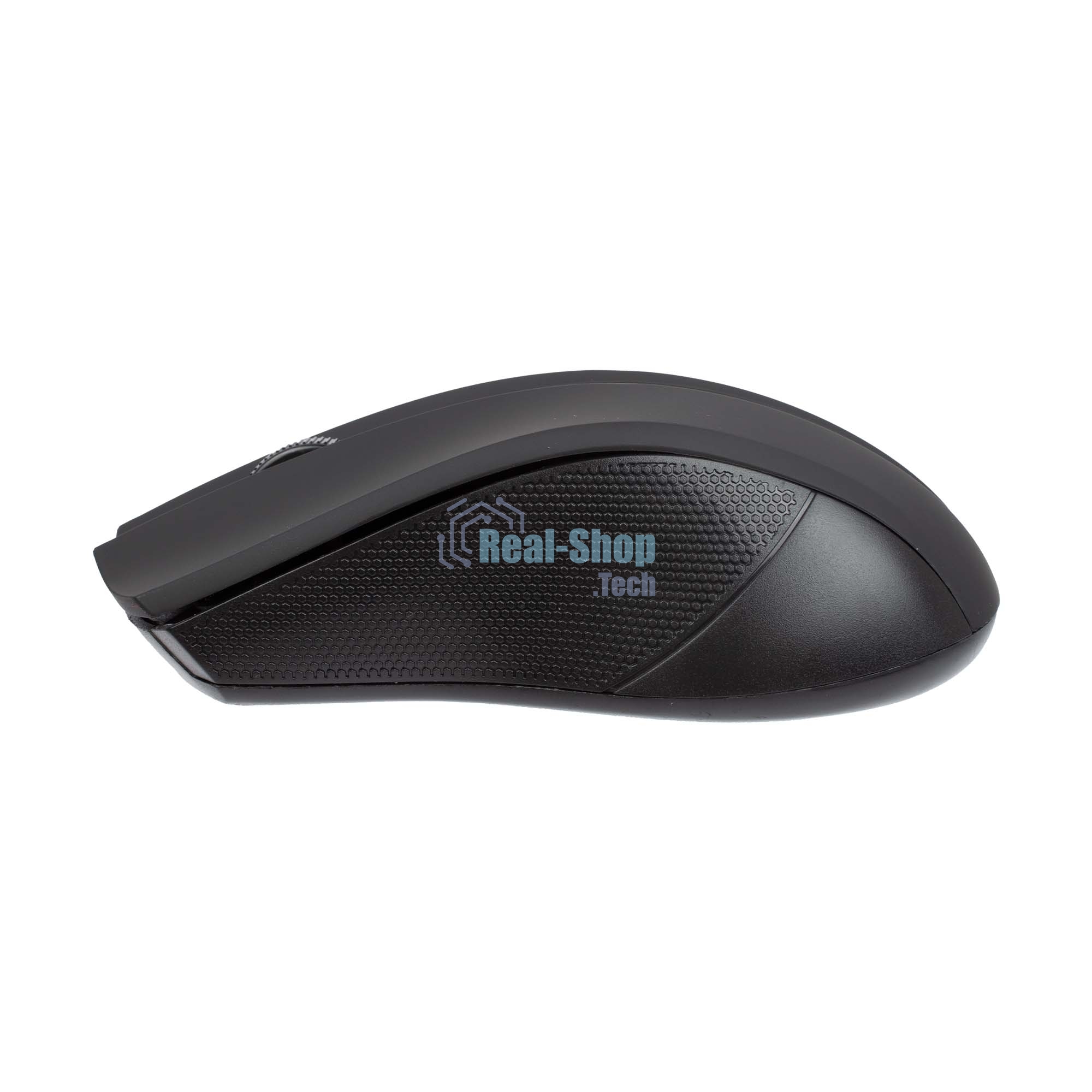 Мышь беспроводная HIPER HOMW-073 черный/красный, 1000 dpi, радиоканал, USB, кнопки - 3