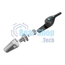 Пылесос ручной Kitfort КТ-5161-1 120Вт серый