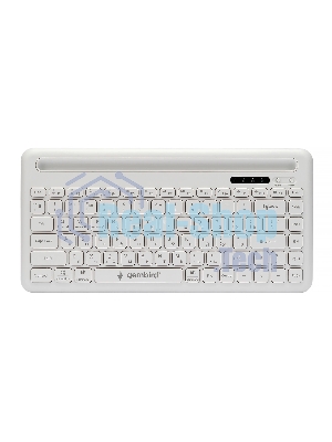 Клавиатура беспроводная Gembird KBW-8, 84кл, подставка для телефона, BT 5.1, белая