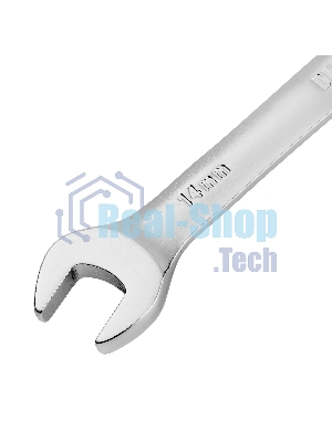 Ключ комбинированный трещоточный Denzel 14 мм, CrV, матовый хром