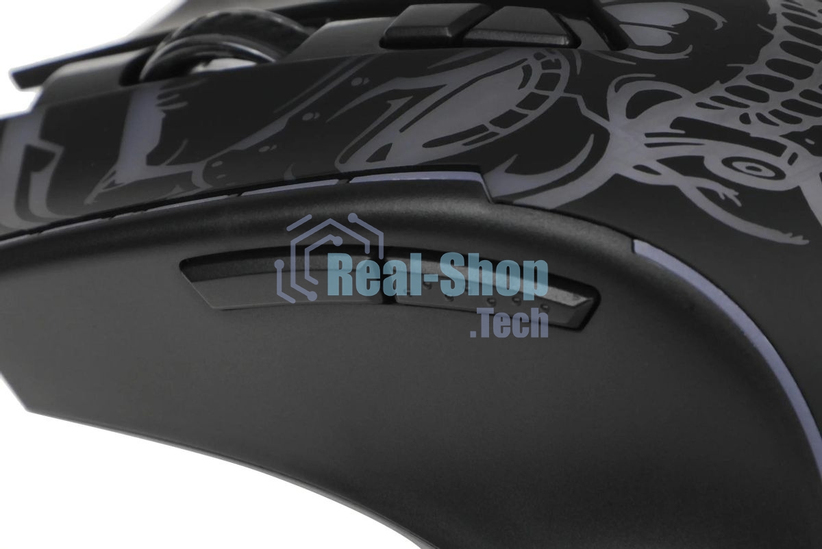 Мышь проводная Defender Bulletstorm GM-928 черный, 7200 dpi, USB, кнопки - 7