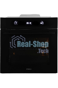 Духовой шкаф Электрический Hyundai HEO 6752 BG черное стекло