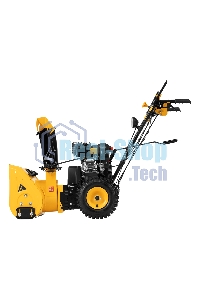 Гибридная снегоуборочная машина с функц. подметания Denzel SWB-800, 212 сс, руч. старт, 2 насадки