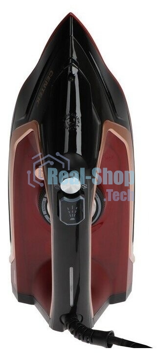 Утюг Centek CT-2313 RED 2600 Вт керамическая подошва, 350мл, паровой удар, самоочистка, капля-стоп