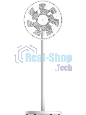 Вентилятор Xiaomi Mi Smart Standing Fan 2 белый, напольный, 15 Вт, 100 скоростей, 35.5 см
