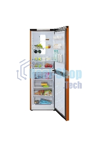 Холодильник Бирюса Б-T940NF оранжевый двухкамерный 210/130 л морозилка снизу, No Frost