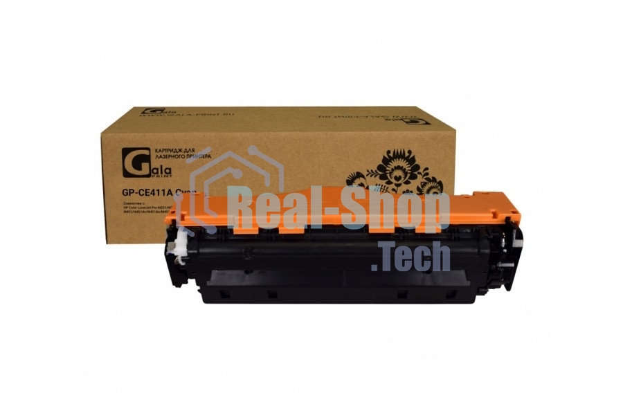 Картридж лазерный GalaPrint GP-CE411A (№305A) голубой (2600 стр) для HP Color LaserJet Pro M351/M451dn/M451dw/M451nw/MFP/M475dw/M475DN