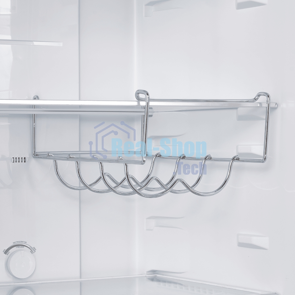 Холодильник Maunfeld MFF186NFRB черныйдвухкамерный 181/71л морозилка снизу