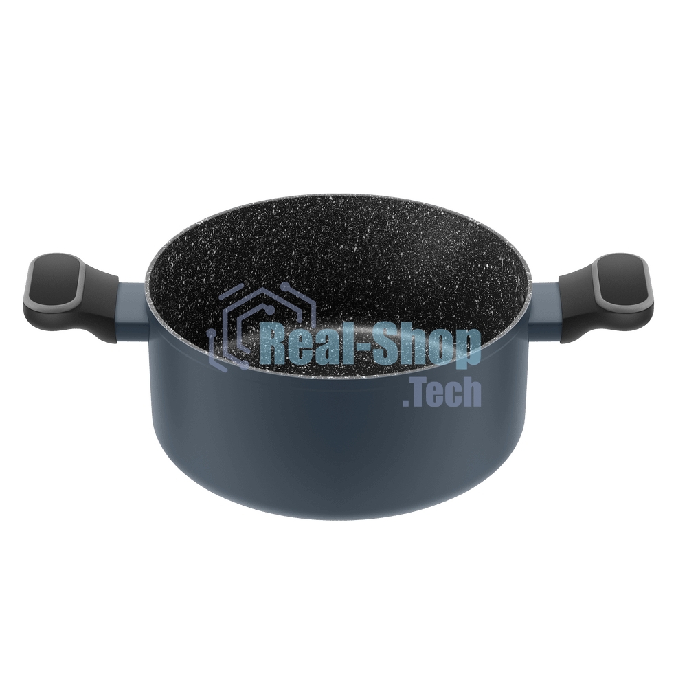 Кастрюля Maunfeld FRIDA MCS47FA02DG из кованого алюминия со стеклянной крышкой, 24 см, 4,7 л.