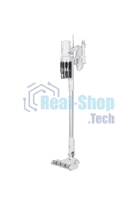 Пылесос вертикальный Nordfrost V 400 белый, питание от сети, 220 Вт, уборка сухая, пылесборник 0.5 л, работа от АКБ max 60 мин