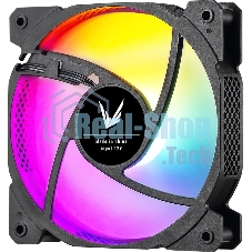 Вентилятор для корпуса Aerocool/Formula Cosmic 12BK ARPW ARGb черный, 120 мм, 1500 об/мин, 26.8 дБ, 4 pin