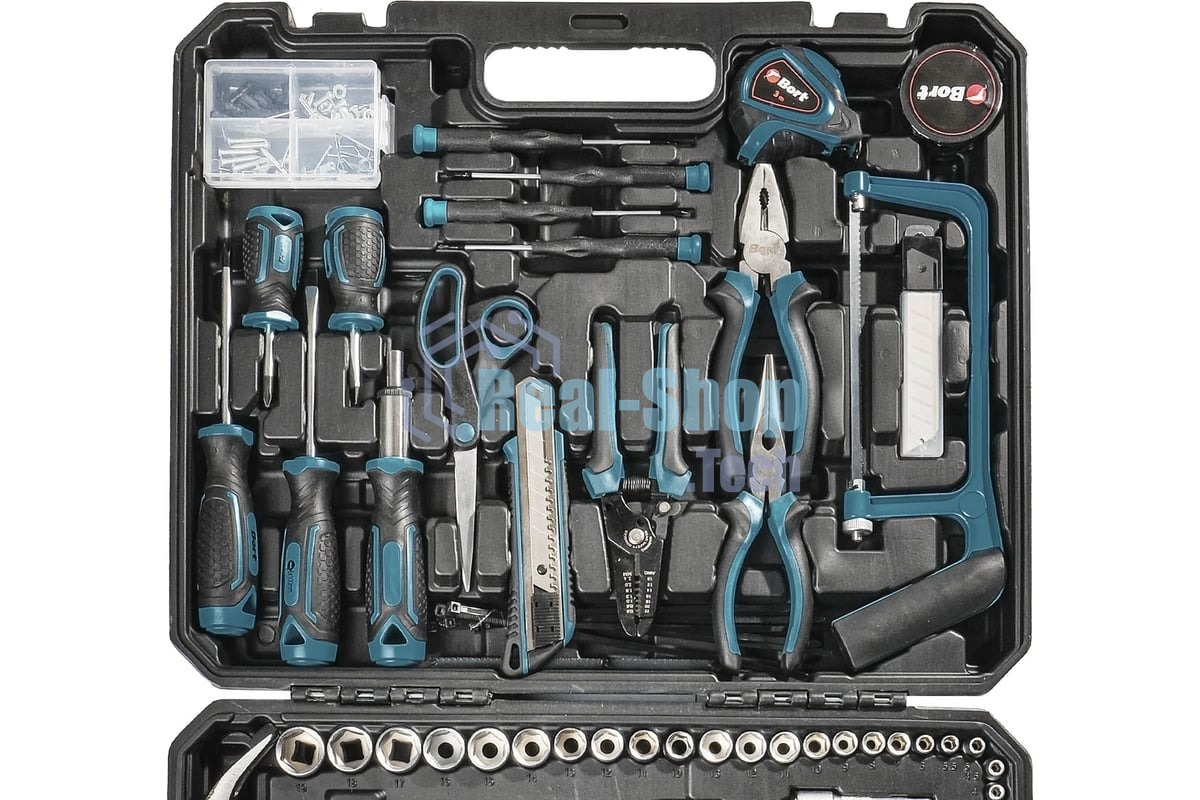 Набор ручного инструмента Bort BTK-210