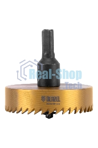 Коронка по металлу Denzel HSS, 68 мм, нитридтитановое покрытие