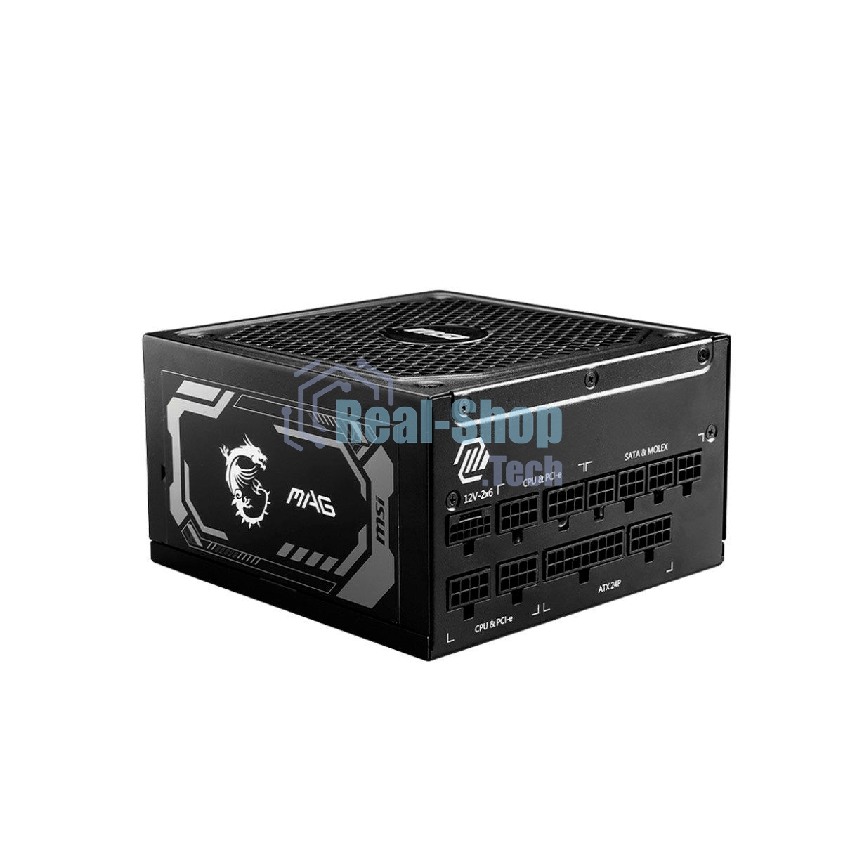 Блок питания MSI MAG A1250GL PCIE5, 1250W, 80 PLUS Gold, полностью модульный, ATX 3.0, PCIE5