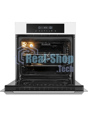 Шкаф духовой электрический Maunfeld AEOD60103W, 60л, дверца с 3 стеклами, белый