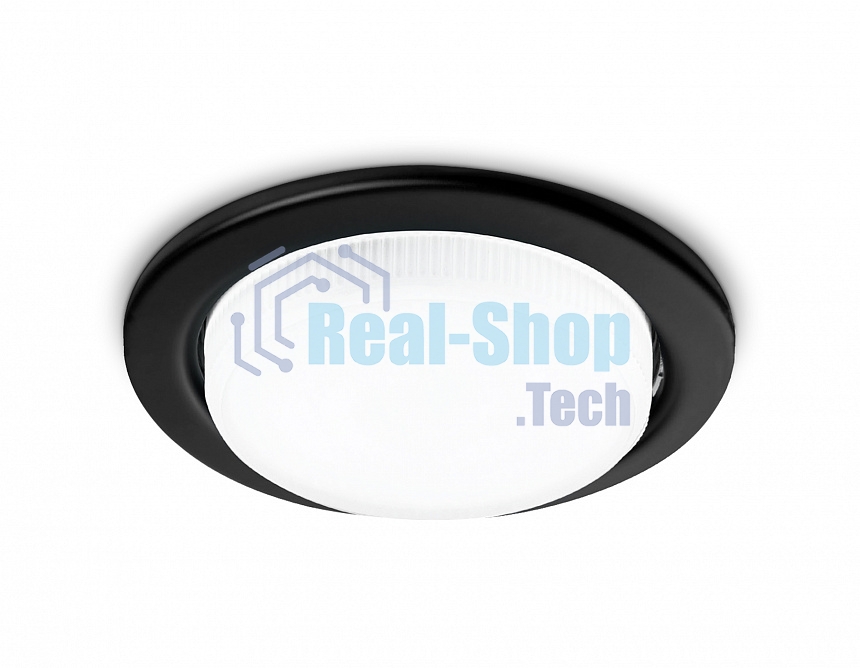 Встраиваемый точечный светильник Ambrella light G101 BK черный GX53