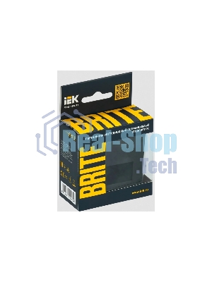 Подсветка светодиодная встраиваемая IEK BRITE ПЛ20-БрЧ (BR-FL20-K02) черный