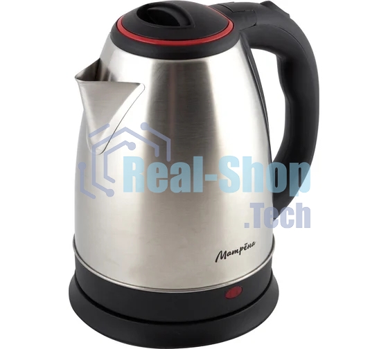 Чайник электрический Матрена MA-001 1,8 л, сталь,цвет крышки красный (005457)