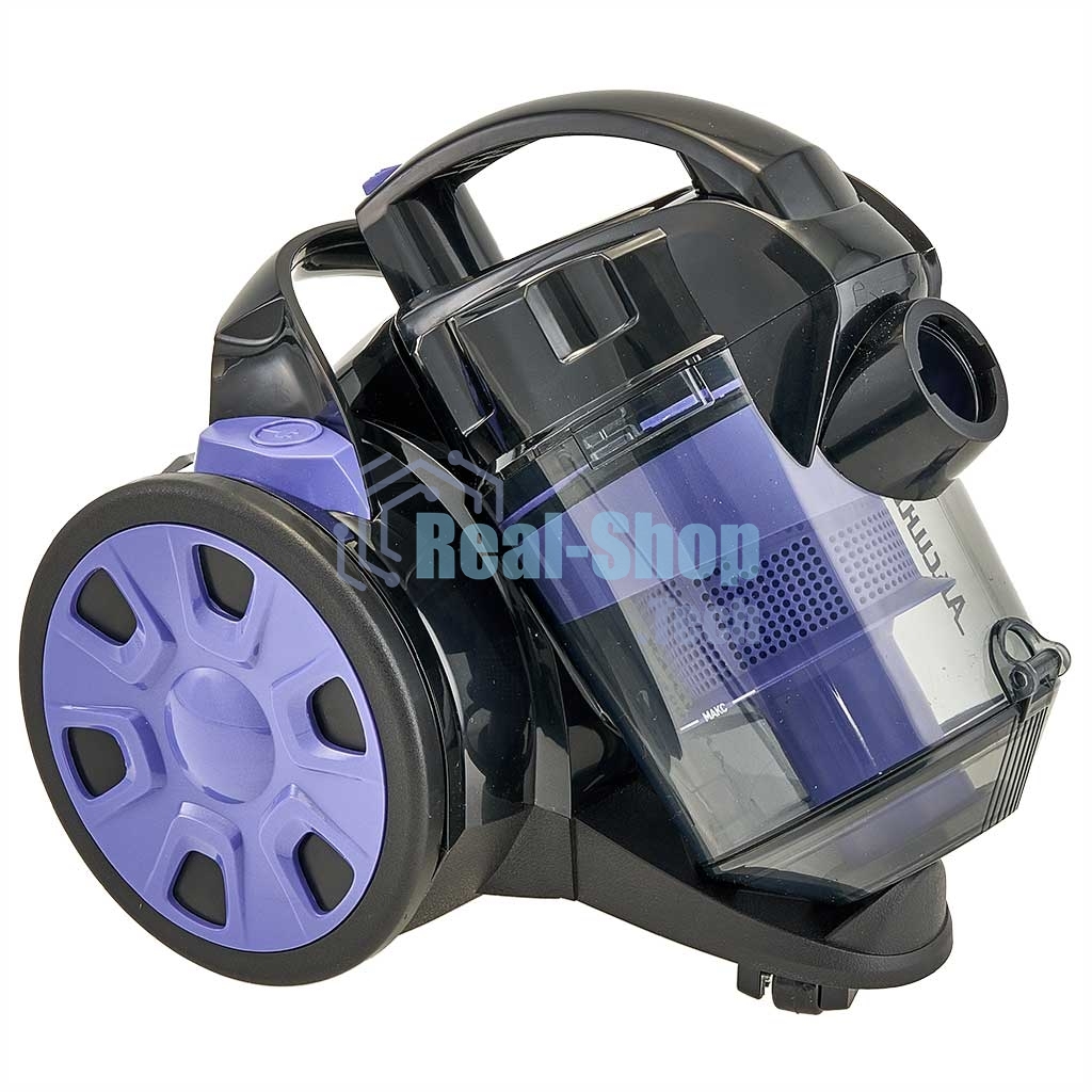 Пылесос АКСИНЬЯ КС-7004 черный с сиреневым