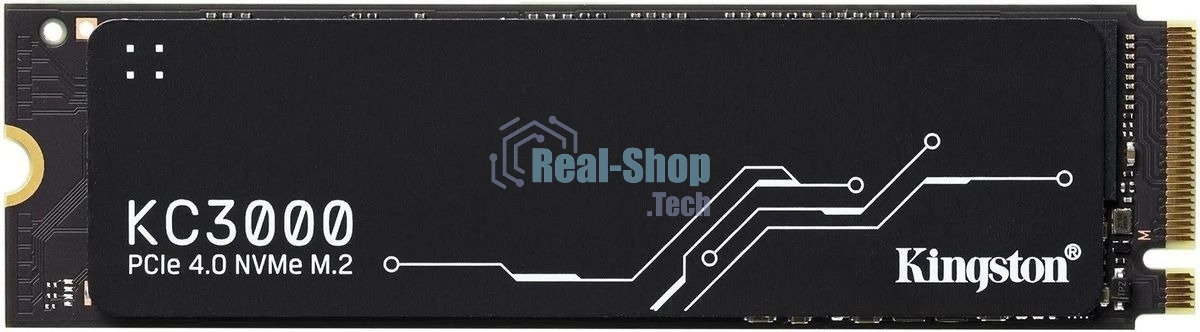 Накопитель SSD Kingston 512Gb M.2 KC3000 SKC3000S/512G (PCI-E 4.0 x4, up to 7000/3900Mbs, 3D TLC, NVMe, 400TbW, Phison E18, 22х80мм, LP heatsink)