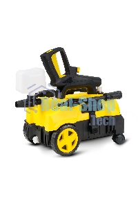 Мойка высокого давления 130/70 бар, KOLNER K140F, на 4 колесах, 1600Вт, 480л/ч, метал.помпа, шланг ВД 5м, кабель 5м, самовсас, Auto stop (пеногенератор)