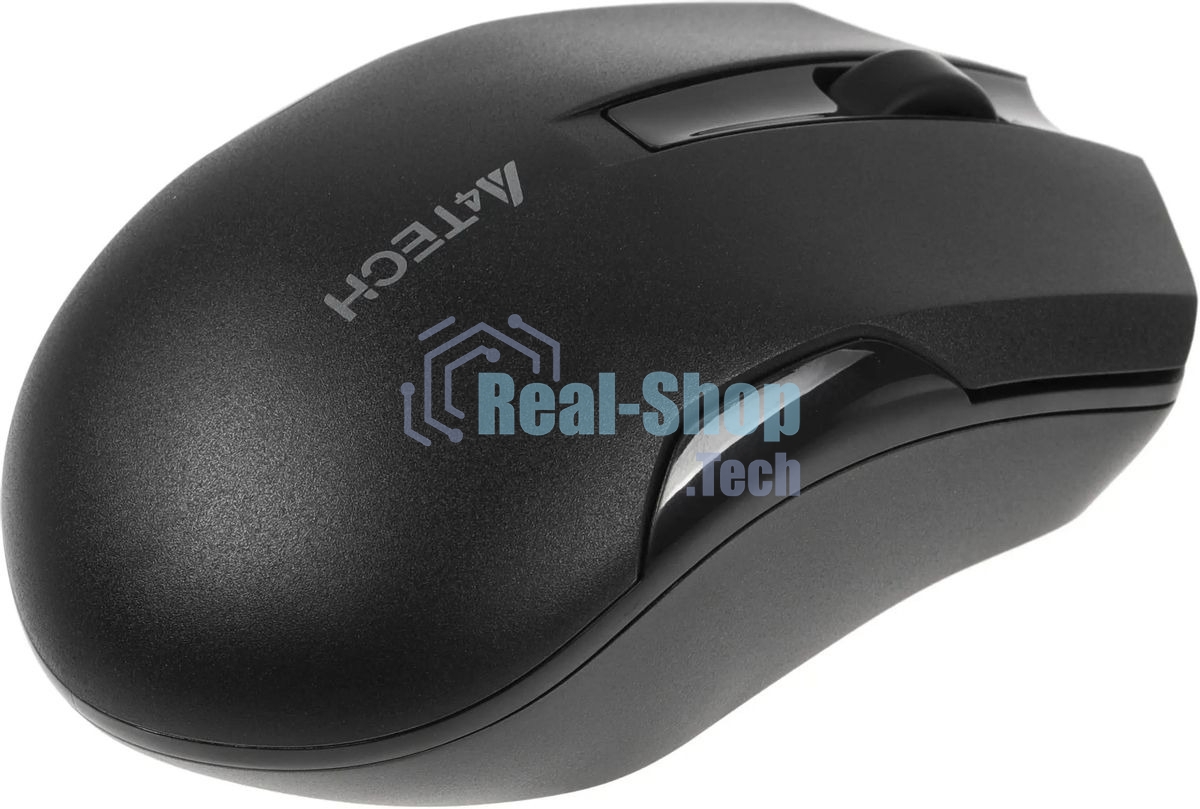 Мышь беспроводная A4Tech G3-200NS черный, 1200 dpi, радиоканал, USB, кнопки - 3