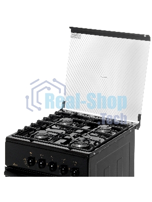 Плита Газовая Flama FG 24022 B коричневый (стеклянная крышка) реш.чугун