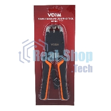 Клещи обжимные VCOM NT081 (кримпер), для разъемов 8p8c, с фиксатором