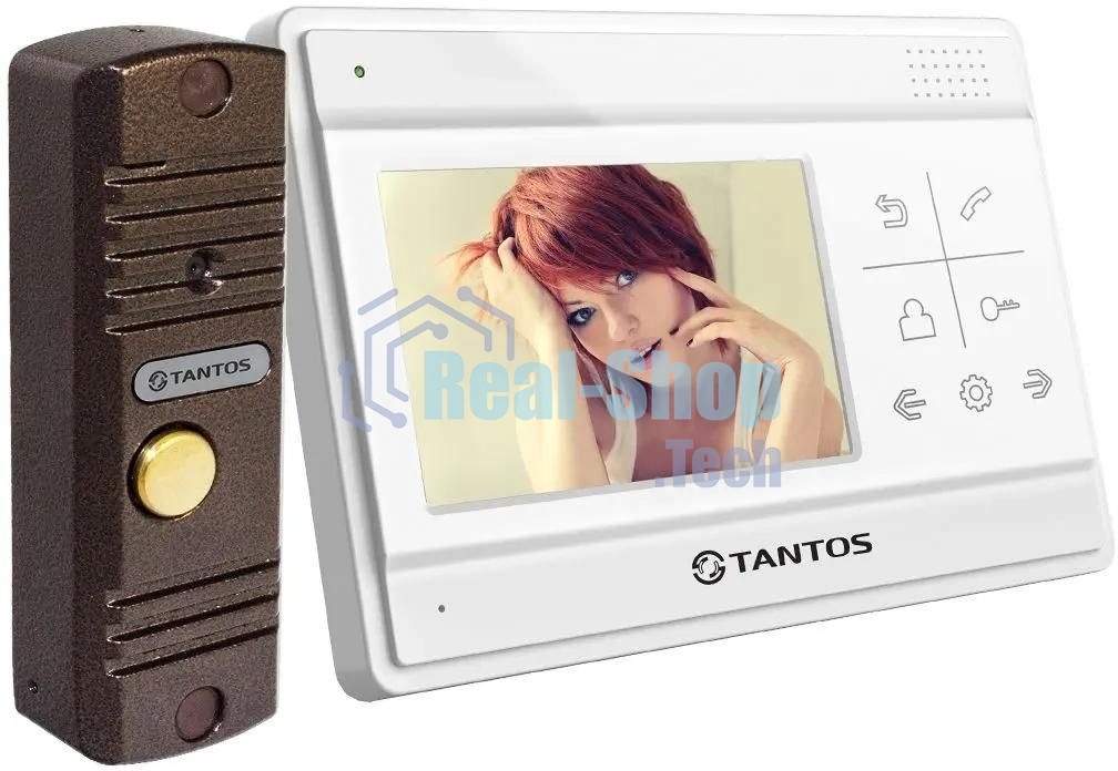 Комплект домофона Tantos Lilu kit белый