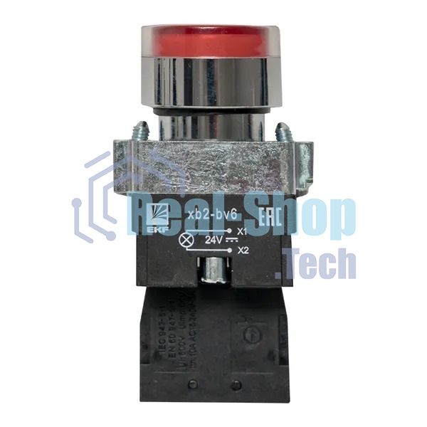Кнопка BA42 с подсветкой 24В красн. NC PROxima EKF xb2-bw42-24