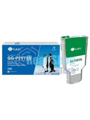 Картридж струйный G&G GG-P2V72A 730 серый (300 мл) для HP DJ T1600/T1700/T2600