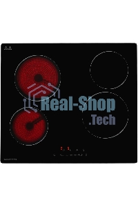 Электрическая варочная панель Zigmund & Shtain CN 42.6 B Hi-Light, независимая, черный