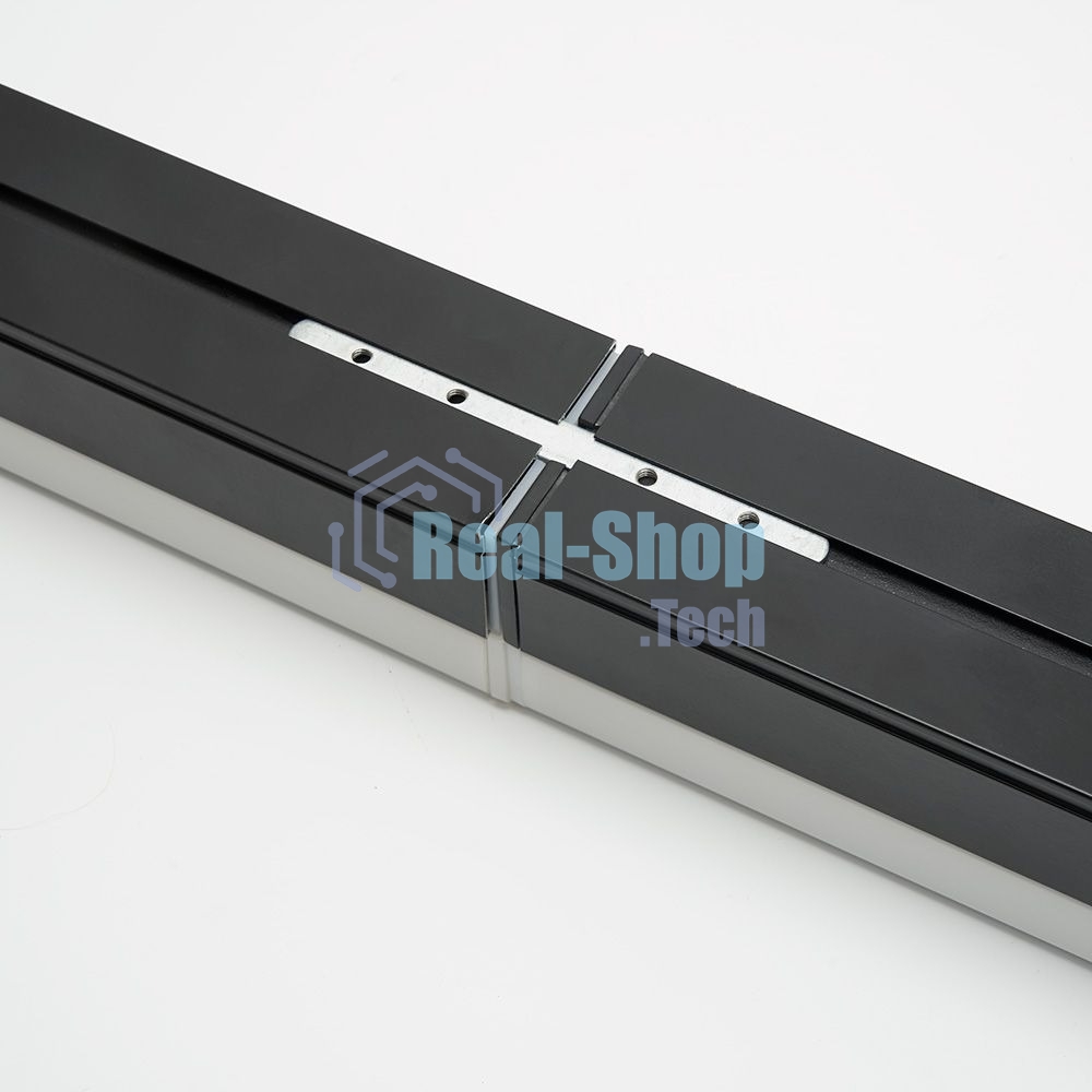 Светильник светодиодный Feron ДПО-36вт 6500К 3200Лм линейный рассеиватель матовый в алюминиевом корпусе черный