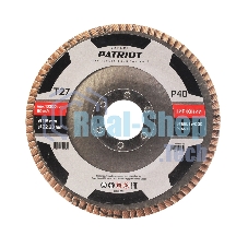 Круг лепестковый торцевой Patriot EXPERT 115 мм*22,23 мм*P40 цирконий